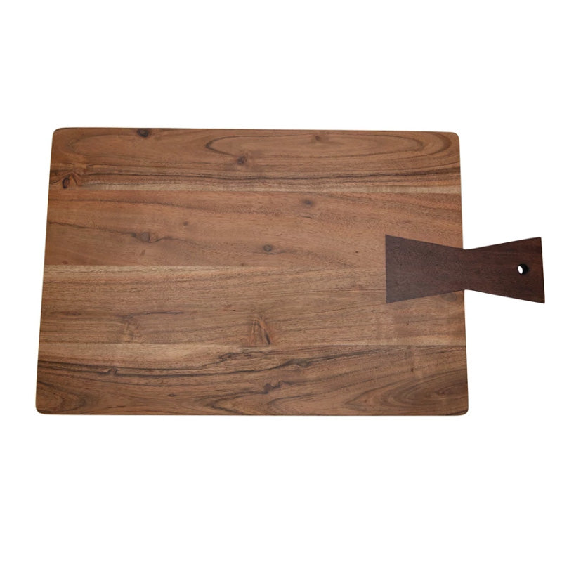 36 Acacia Wooden Cheese Serving Board with Handles - Extra Long